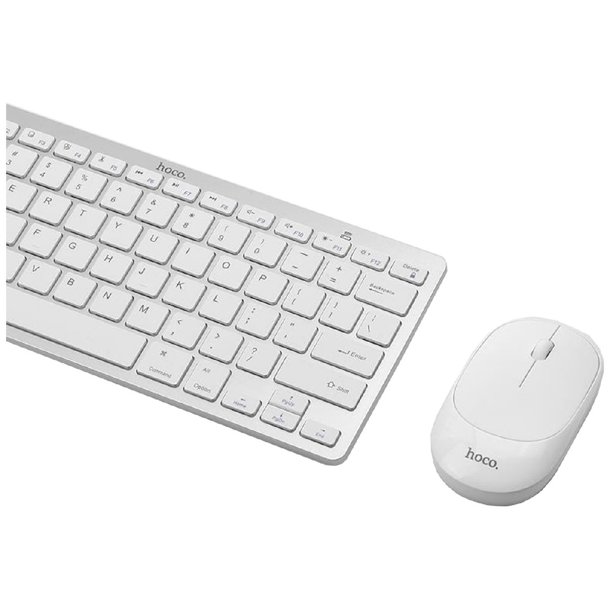 Φωτογραφία προϊόντος: Πληκτρολόγιο Bluetooth Hoco. DI05 V.4.0 Mini με Bluetooth Ποντίκι 3 Κουμπιών 2.4G 1200 DPI Λευκό