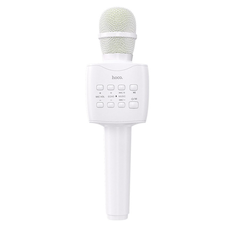 Φωτογραφία προϊόντος: 2ADD149A-D3CC-EF11-9A7B-C174DFB988E4 Ασύρματο Μικρόφωνο και Ηχείο Hoco BK5 Cantando V.5.0 Λευκό 5W με Λειτουργία Karaoke και Υποδοχή Micr