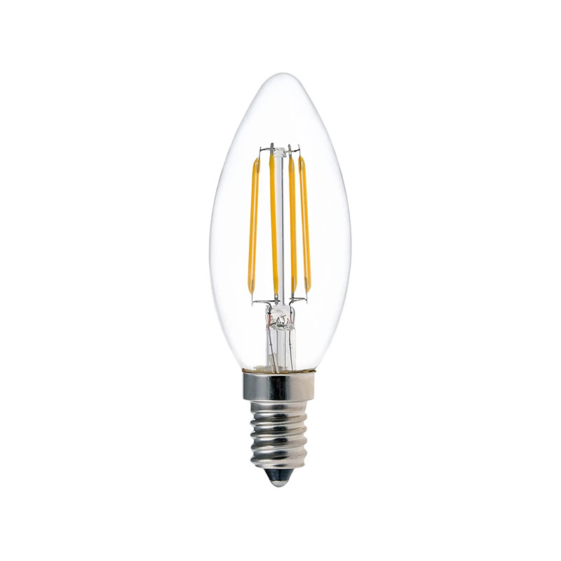 Φωτογραφία προϊόντος: Λαμπτήρας LED C35 Bulb pakoworld 4W 3000K E14 clear