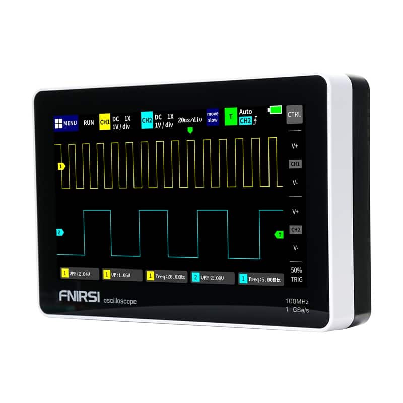 Φωτογραφία προϊόντος: FNIRSI 1013D portable tablet oscilloscope 7"