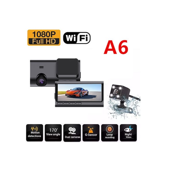 Φωτογραφία προϊόντος: OEM Κάμερα DVR Αυτοκινήτου 1080P WiFi για Παρμπρίζ 45726183