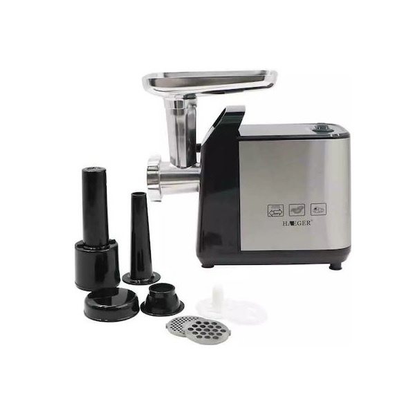 Φωτογραφία προϊόντος: OEM Haeger HG-3396 Μηχανή Άλεσης Κιμά 1200W Ασημί 30039059