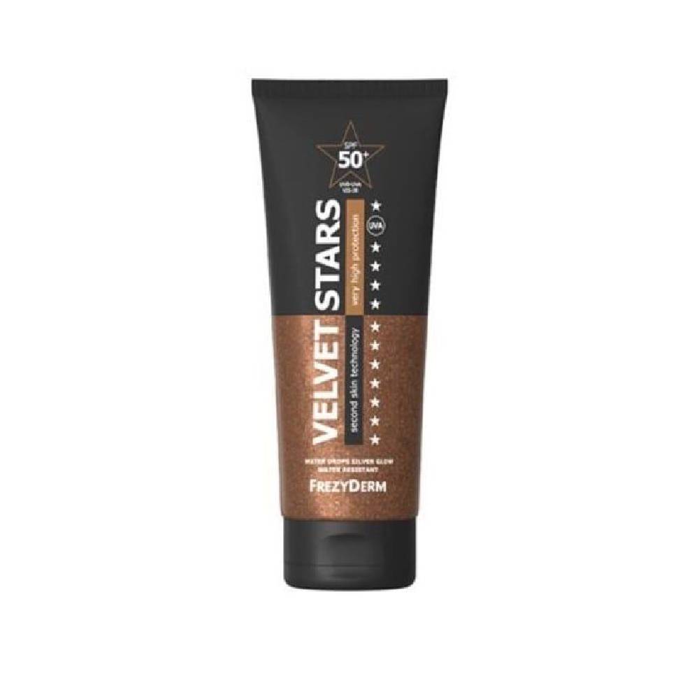 Φωτογραφία προϊόντος: Frezyderm Velvet Stars SPF50+ Αντηλιακό Σώματος με Λάμψη, 175ml