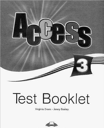 Φωτογραφία προϊόντος: Access 3: Test Booklet 9781848627185