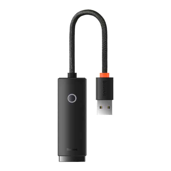 Φωτογραφία προϊόντος: Baseus Network Adapter Lite Series Ethernet Adapter USB-A to RJ45 LAN Port (100Mbps) Black (WKQX000001)