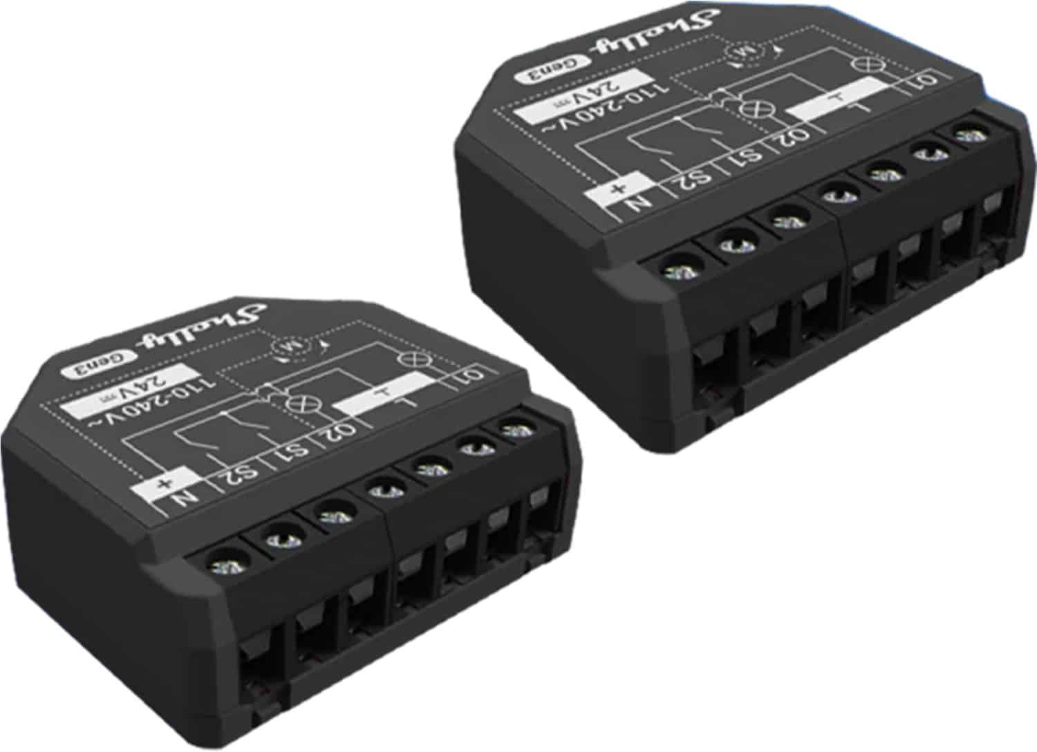 Φωτογραφία προϊόντος: Shelly 2PM Gen3 Set of 2 Controller WiFi/Bluetooth