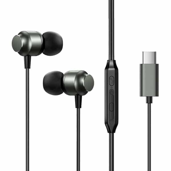 Φωτογραφία προϊόντος: Joyroom Earphone Wired In-Ear Headphones with Remote and Microphone, Type-C USB, Gray EU (JR-EC06)