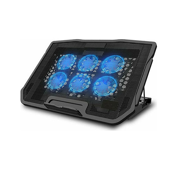 Φωτογραφία προϊόντος: OEM Cooling Pad για Laptop έως 17.3" με 6 Ανεμιστήρες και Φωτισμό H9 Nuoxi