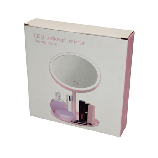 Φωτογραφία προϊόντος: OEM Make Up Mirror Storage Pink