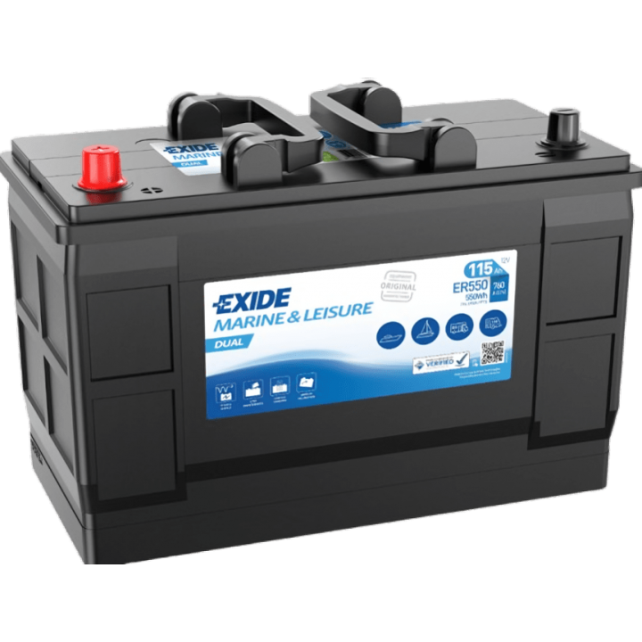 Φωτογραφία προϊόντος: EXIDE EUROPE Exide Dual ER550 12V 115Ah