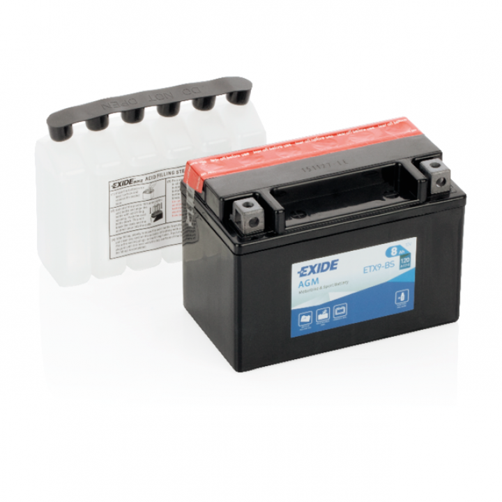 Φωτογραφία προϊόντος: EXIDE EUROPE Exide ETX9-BS 12V 8Ah