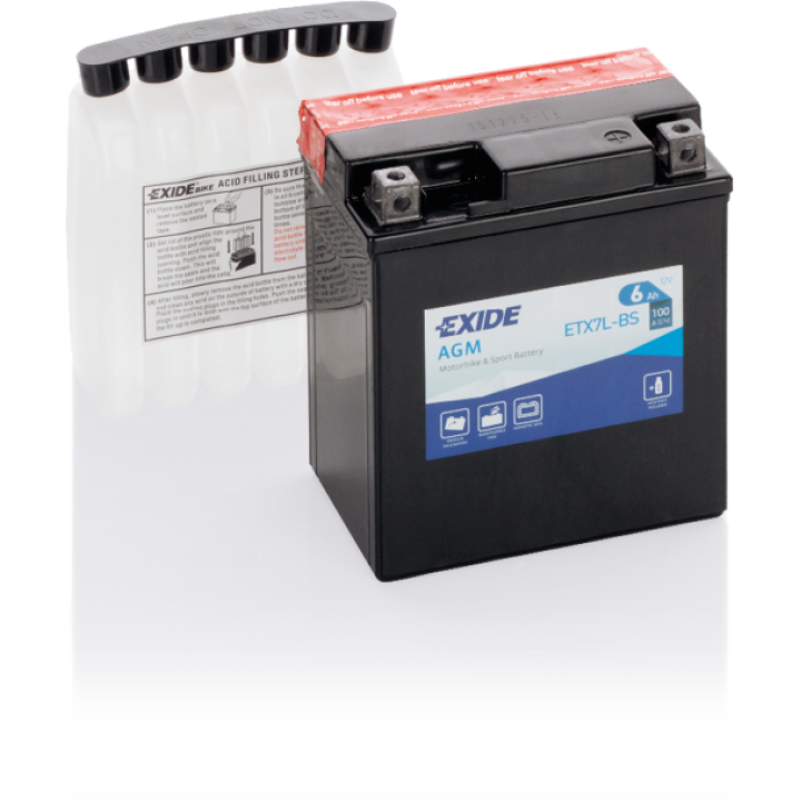 Φωτογραφία προϊόντος: EXIDE EUROPE Exide ETX7L-BS 12V 6Ah