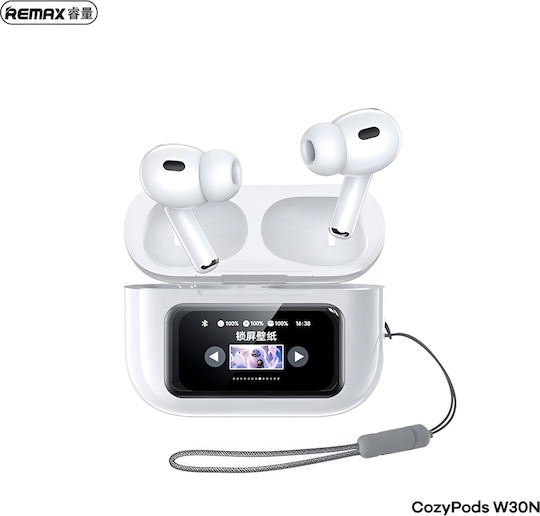 Φωτογραφία προϊόντος: OEM REMAX CozyPods W30N Ασύρματα Bluetooth Ακουστικά με Θήκη Φόρτισης In-Ear TWS Wireless Earbuds - Χρώμα: Λευκό