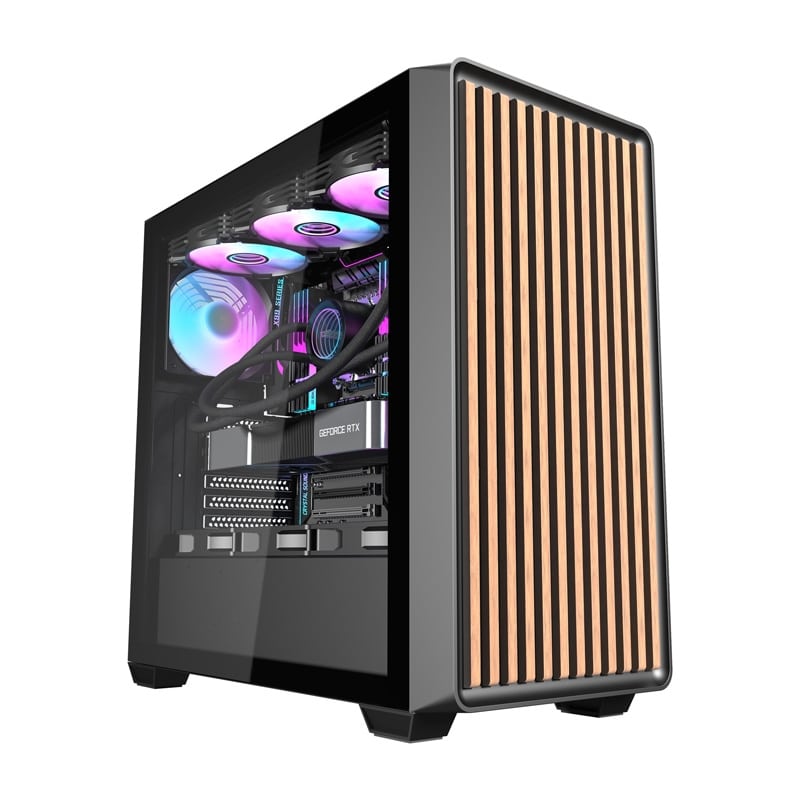Φωτογραφία προϊόντος: Darkflash DS900WD computer case (black) + 4 fans
