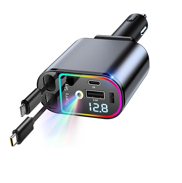 Φωτογραφία προϊόντος: OEM Car Charger, Max 120W 4 in 1 Car