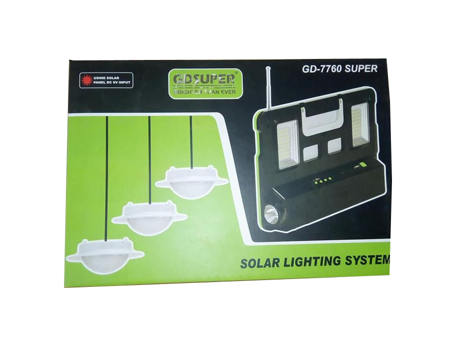 Φωτογραφία προϊόντος: OEM Ηλιακό σύστημα GDSUPER SOLAR LIGHTING SYSTEM GD-7760