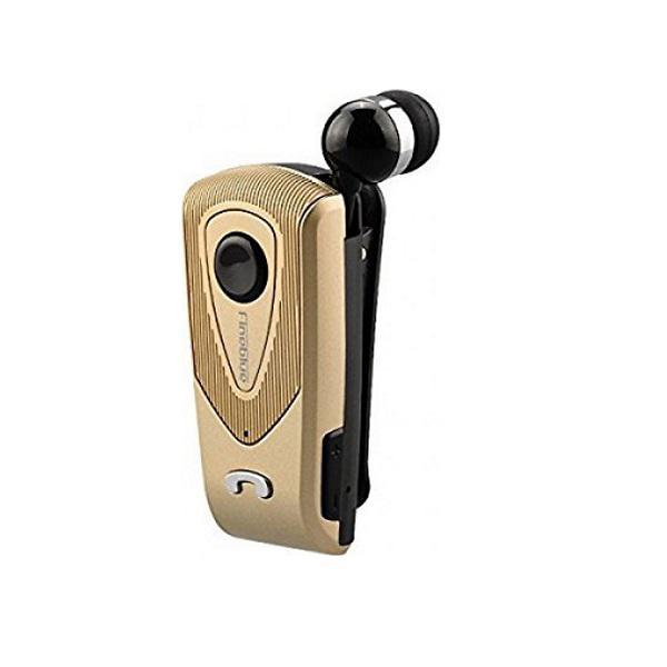 Φωτογραφία προϊόντος: OEM Ακουστικό Headset Bluetooth με Δόνηση & Επεκτεινόμενο Καλώδιο Fineblue F-930 Χρυσό