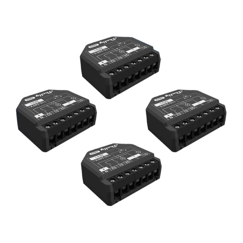 Φωτογραφία προϊόντος: Shelly 2PM Gen3 Set of 4 Controller WiFi/Bluetooth