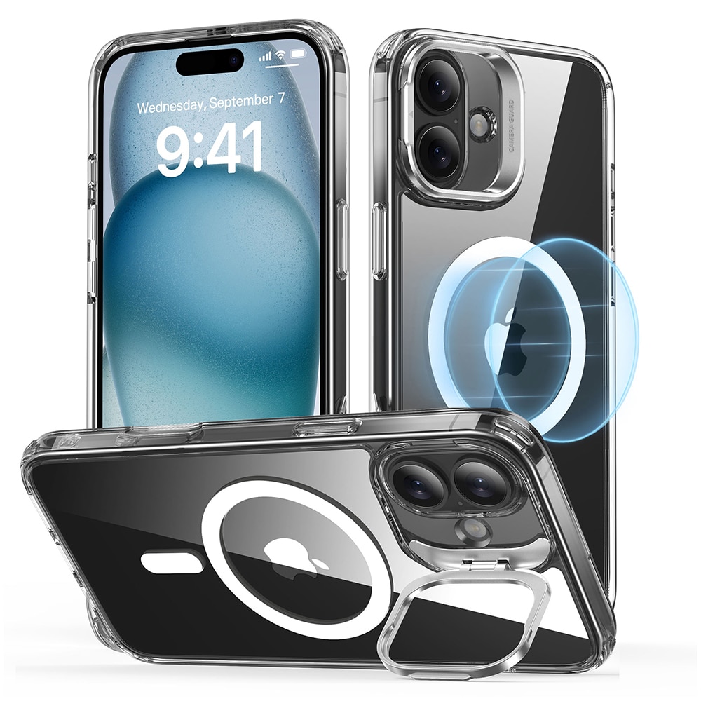 Φωτογραφία προϊόντος: ESR Classic Hybrid case (HaloLock) with stand for iPhone 16 Plus (clear)