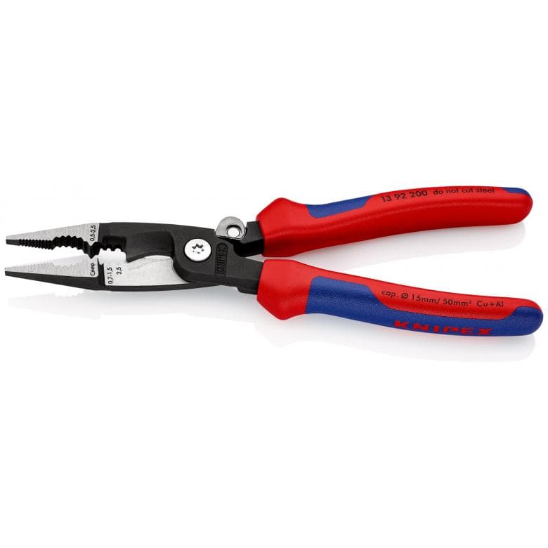 Φωτογραφία προϊόντος: Knipex Μυτοτσίμπιδο Ίσιο Ηλεκτρολόγου Μήκους 200mm 1392200