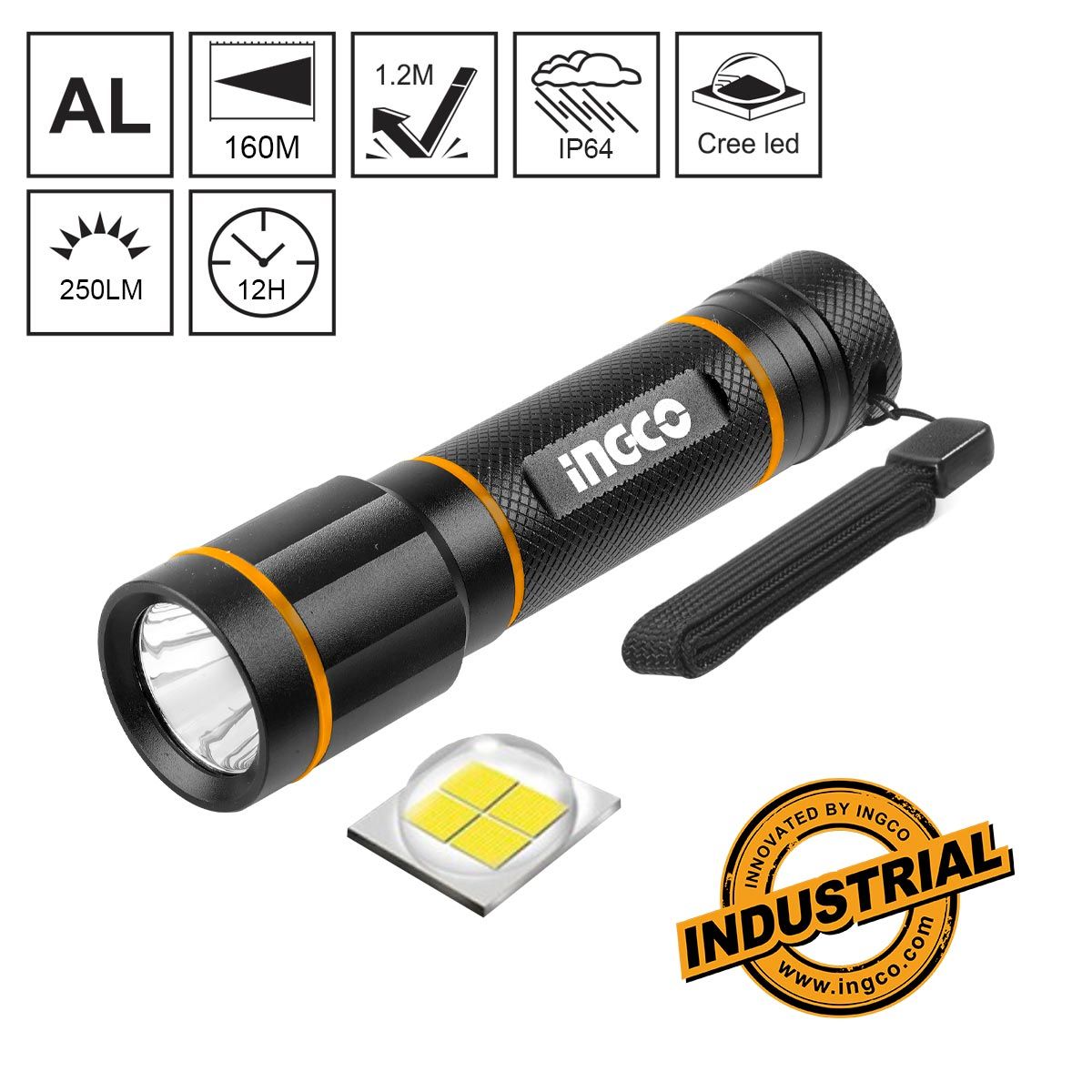Φωτογραφία προϊόντος: Φακός Προβολέας 250 lumens | INGCO | HFL013AAA58