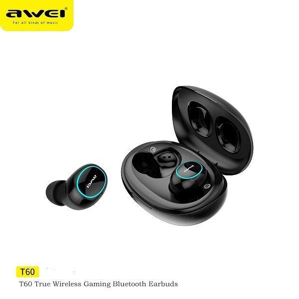 Φωτογραφία προϊόντος: OEM Ακουστικά Awei T60 TWS Bluetooth με μπλε φώτα