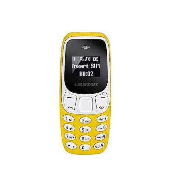 Φωτογραφία προϊόντος: OEM L8STAR BM10 Mini Dual SIM Κινητό με Κουμπιά Κίτρινο