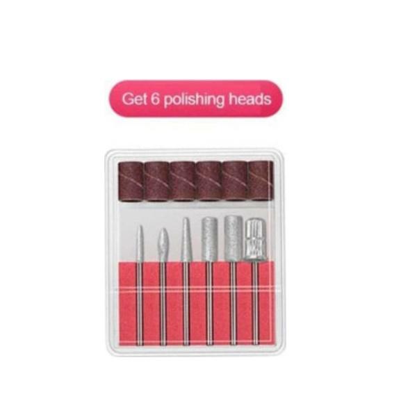 Φωτογραφία προϊόντος: OEM 12τμχ Nail Drill bits Kit Eξαρτήματα τροχού 2,35mm διαμαντόφρεζες