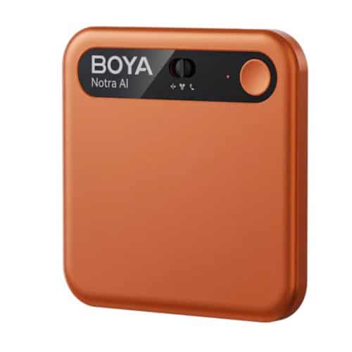 Φωτογραφία προϊόντος: BOYA Notra AI Powered Audio Transcripter, Summanizer and Wireless Note Recorder, 64GB, Cosmic Orange EU