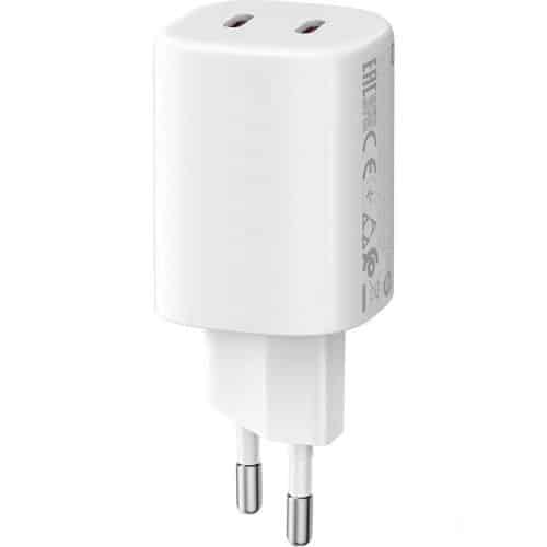 Φωτογραφία προϊόντος: Xiaomi Mi Travel Charger Nano Turbo GaN Fast Charger 2C (C+C) 45W White EU BHR087OEU