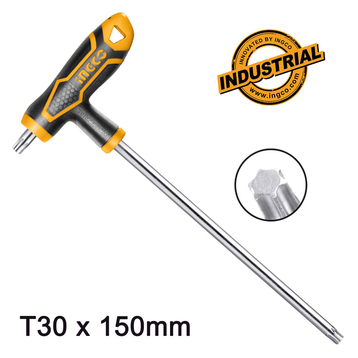 Φωτογραφία προϊόντος: Ταφ Torx Κλειδί T30 x 150mm | INGCO | HHK15T301501