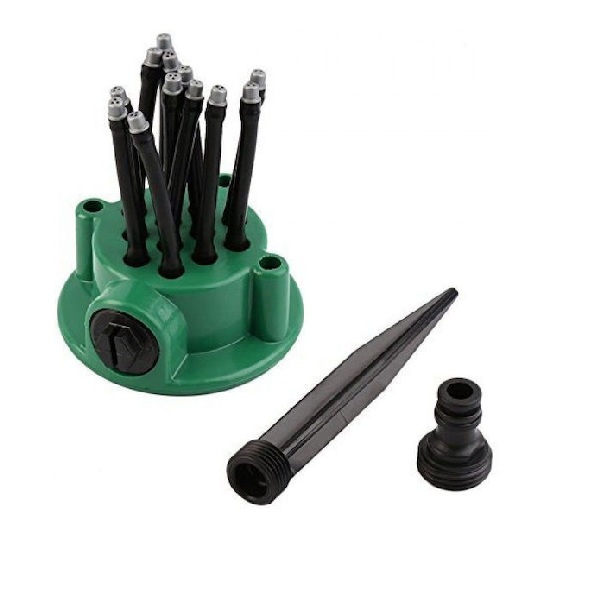 Φωτογραφία προϊόντος: OEM Macvi® 360° Multifunctional Garden Sprinkler, 12 Flexible Tubes, Water Saving