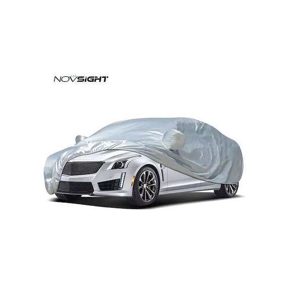 Φωτογραφία προϊόντος: OEM NovSight Κουκούλα 450x175x150cm A52-15-3-M Αδιάβροχη Medium για Sedan που Στερεώνεται με Λάστιχο και Ιμάντα