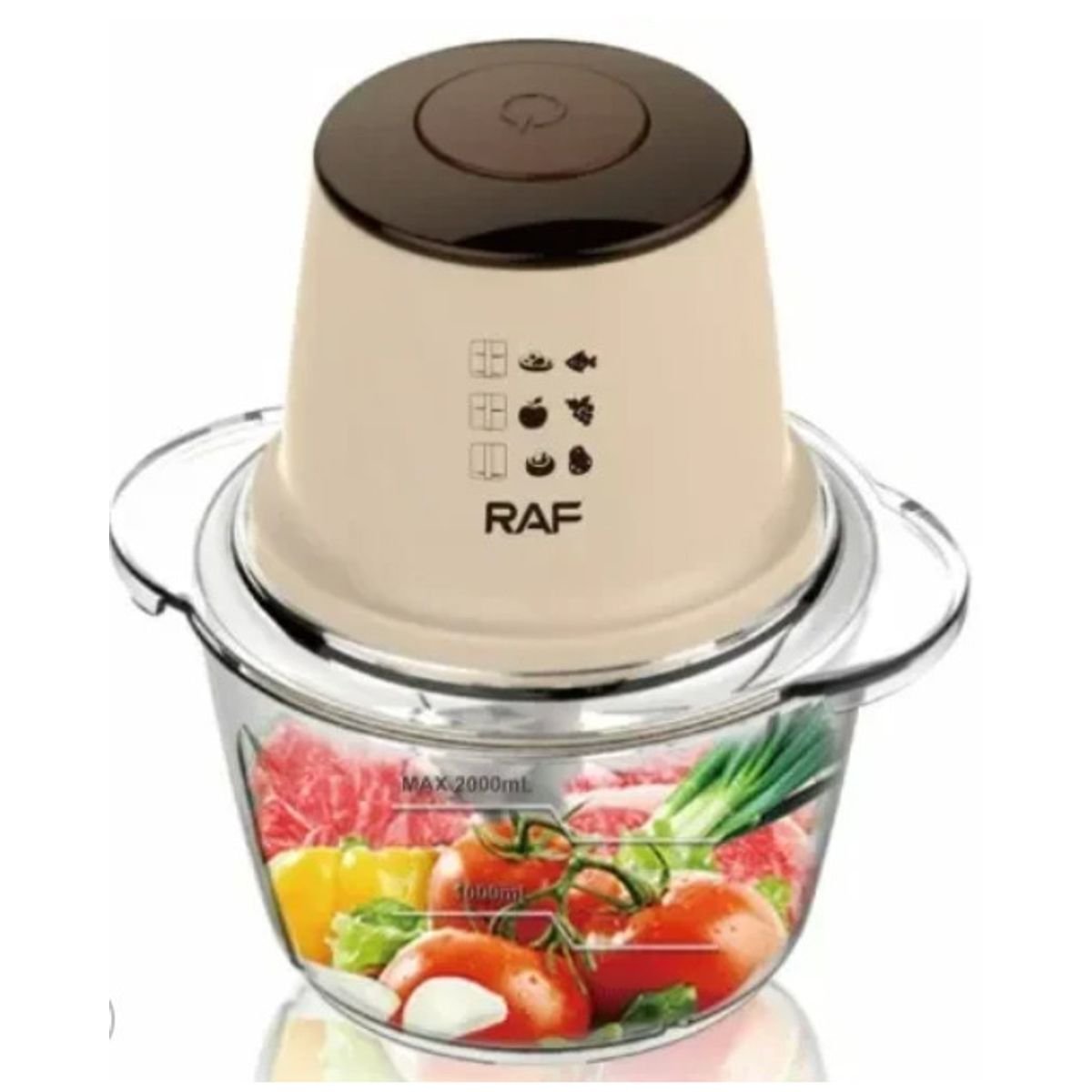 Φωτογραφία προϊόντος: OEM Raf R.7006.BEI Πολυκόπτης Multi 450W με Δοχείο 2lt Μπεζ