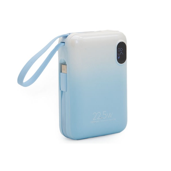 Φωτογραφία προϊόντος: OEM Moxom MX-PB117 Power Bank 10000mAh 22.5W με Θύρα USB-A και Θύρα USB-C Μπλε 52014701