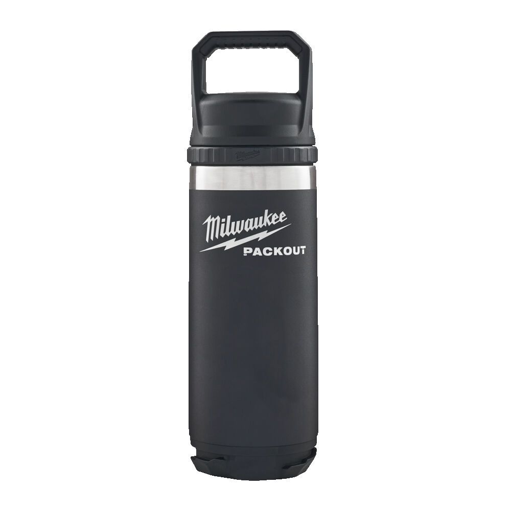 Φωτογραφία προϊόντος: PACKOUT™ Μπουκάλι θερμός 532 ml με καπάκι, μαύρο | Milwaukee 4058546511524