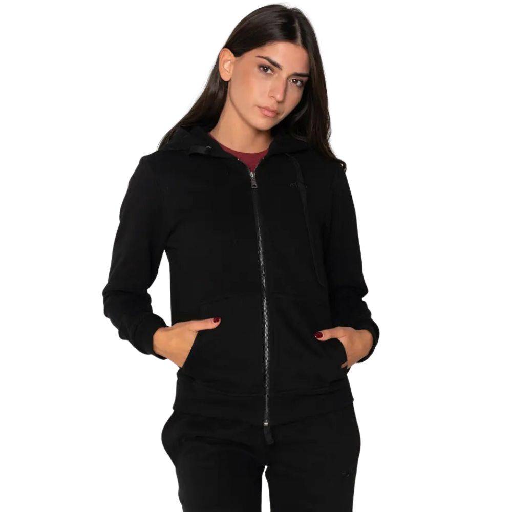Φωτογραφία προϊόντος: APJC0023-BLACK - FILA JOAN Γυναικεία Φούτερ Ζακέτα με Κουκούλα Full-Zip Μαύρο