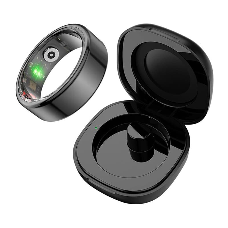 Φωτογραφία προϊόντος: COLMI R02 Smart Ring Size 12 21.3mm (Black) + Charging Case