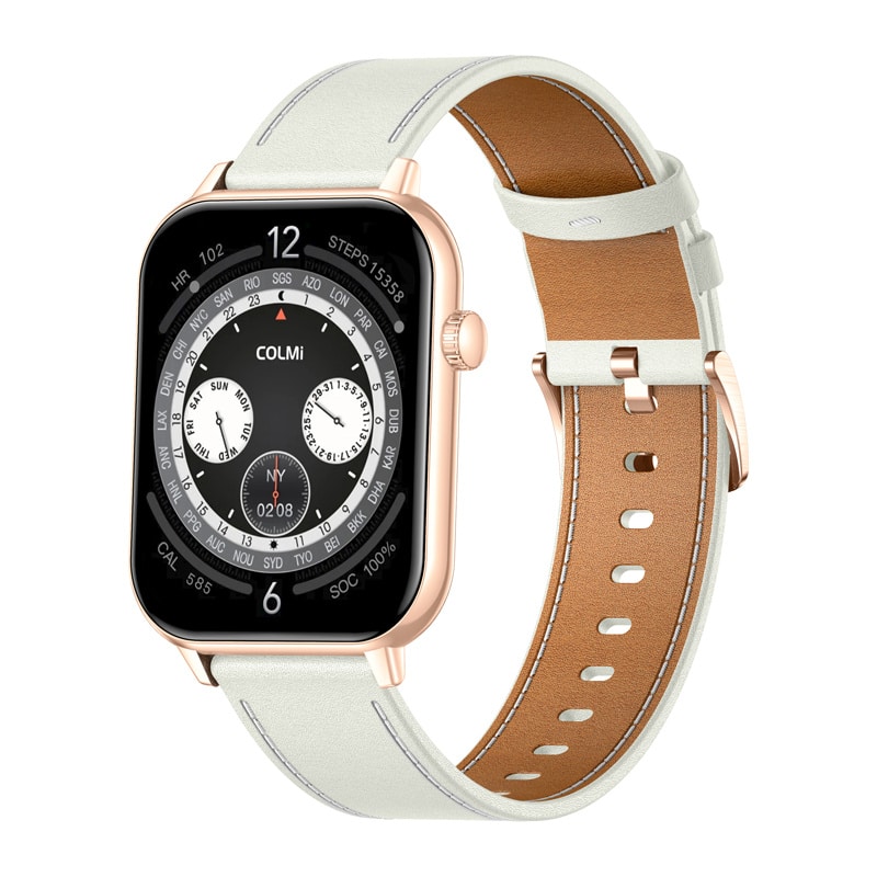 Φωτογραφία προϊόντος: COLMI C28 Smartwatch Gold + white leather