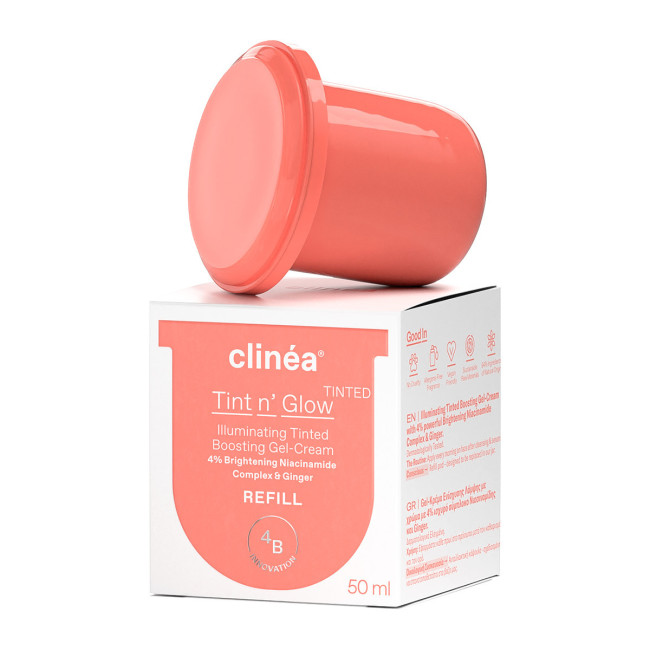 Φωτογραφία προϊόντος: Clinéa Tint n Glow Illuminating Tinted Boosting Gel-Cream Refill Κρέμα-Τζελ Ενίσχυσης Λάμψης με Χρώμα 50 ml