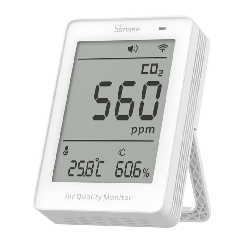 Φωτογραφία προϊόντος: Air Quality Monitor WIiFi LCD SONOFF AirGuard CO2 SAWF-08P