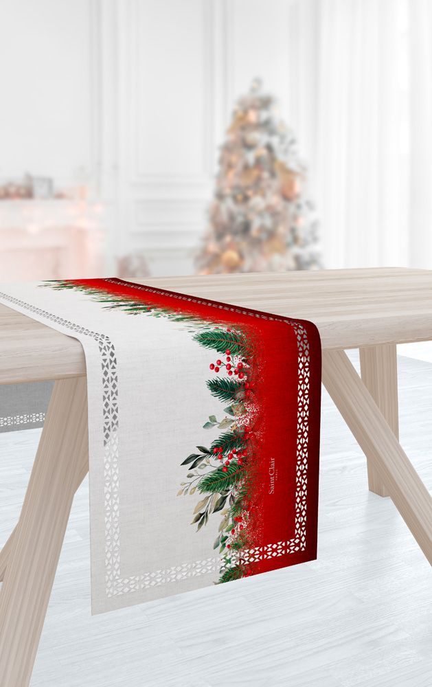 Φωτογραφία προϊόντος: Saint Clair Τραβέρσα 40x160 Laser Cut RU.CHRISTMAS 2034