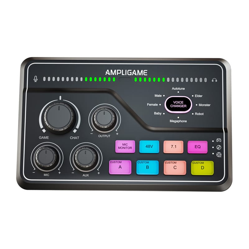 Φωτογραφία προϊόντος: Fifine Gaming mixer SC8 RGB (black)