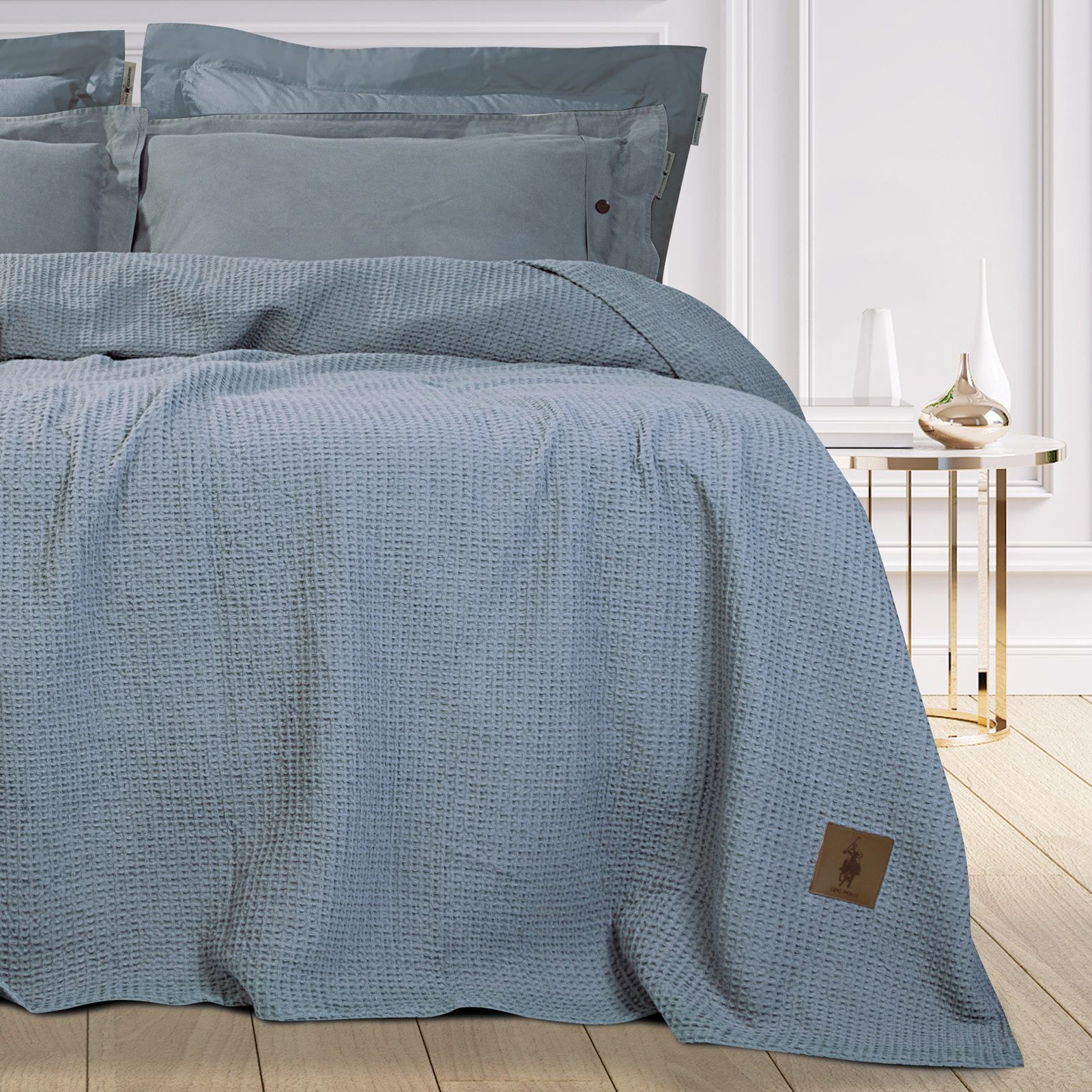 Φωτογραφία προϊόντος: Greenwich Polo Club Κουβέρτα Πικέ Υπέρδιπλη 220x240 gray 2462