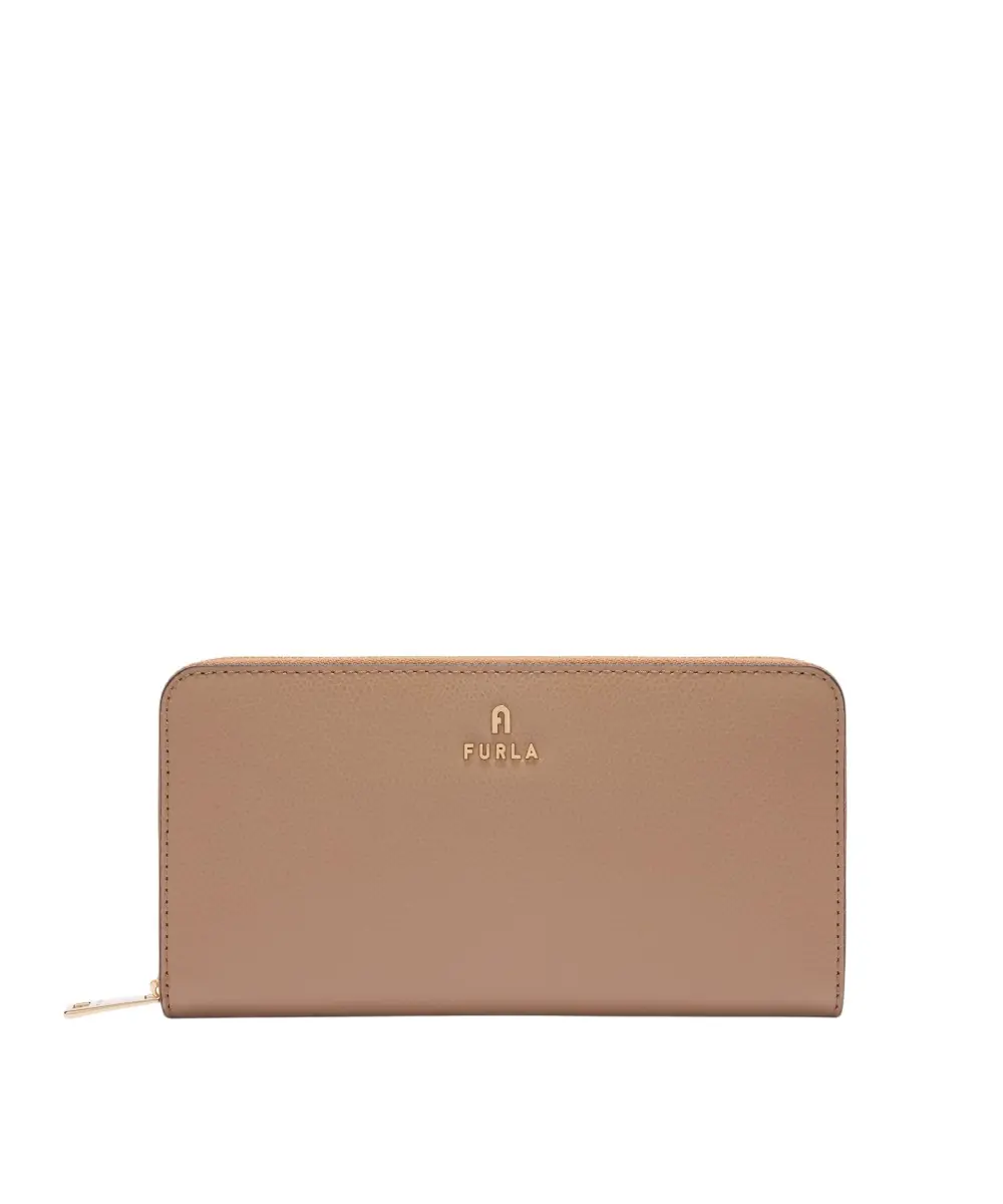 Φωτογραφία προϊόντος: Furla - Γυναικείο Δερμάτινο Πορτοφόλι Camelia Zip Around XL WP00322-ARE000-1257S Μπεζ