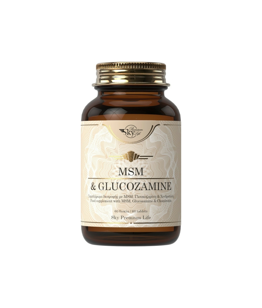 Φωτογραφία προϊόντος: Sky Premium Life Msm & Glucosamine Συμπλήρωμα για την Υγεία των Αρθρώσεων 60 ταμπλέτες