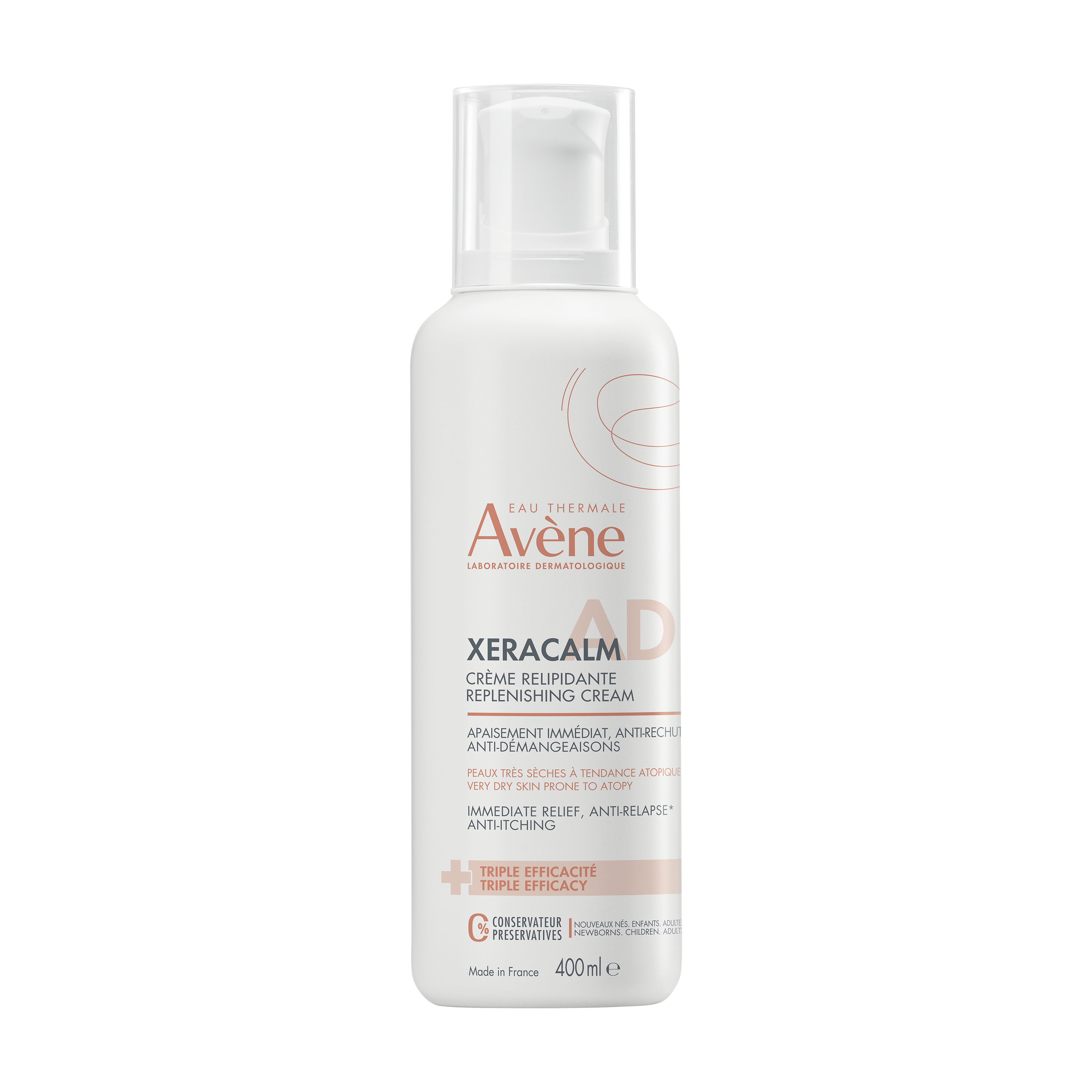 Φωτογραφία προϊόντος: Avene Xeracalm AD Replenishing Cream Κρέμα Αναπλήρωσης 400 ml