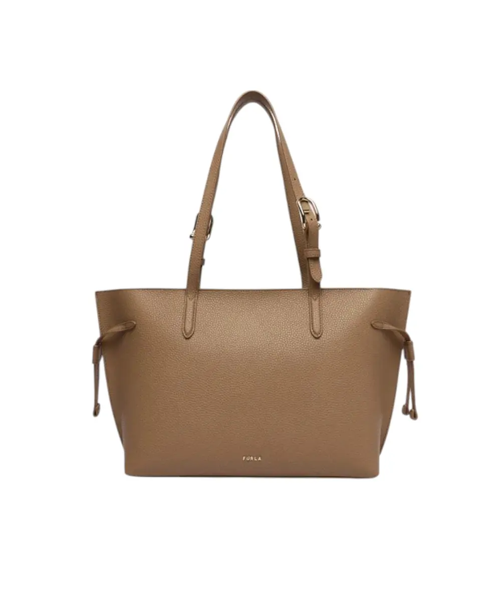 Φωτογραφία προϊόντος: Furla - Γυναικεία Δερμάτινη Τσάντα Ώμου Ava M WB02069-BX4329-4619S Καφέ