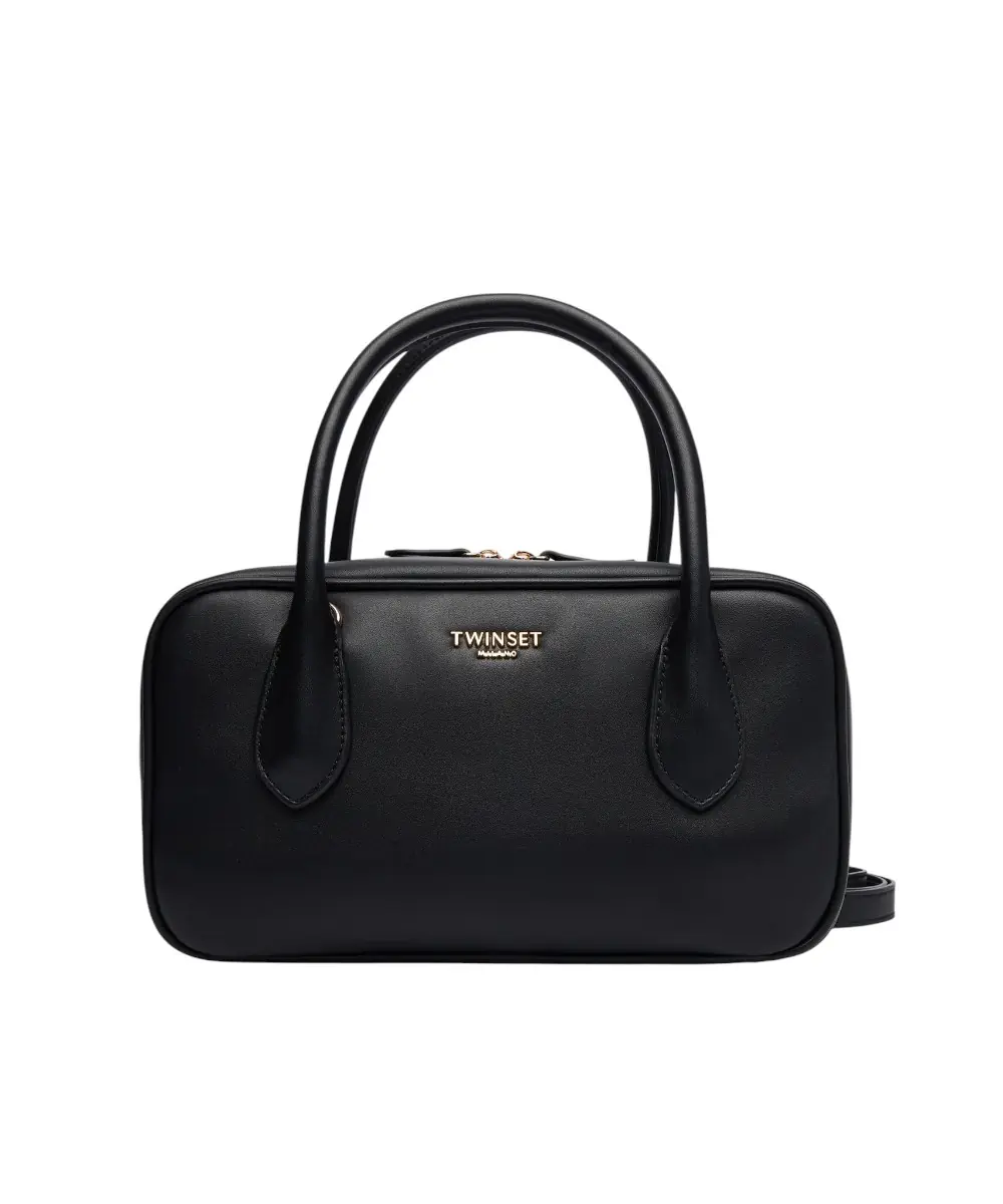 Φωτογραφία προϊόντος: Twinset - Γυναικεία Τσάντα Medium Bowler Bag 252TD8062-00006 Μαύρο