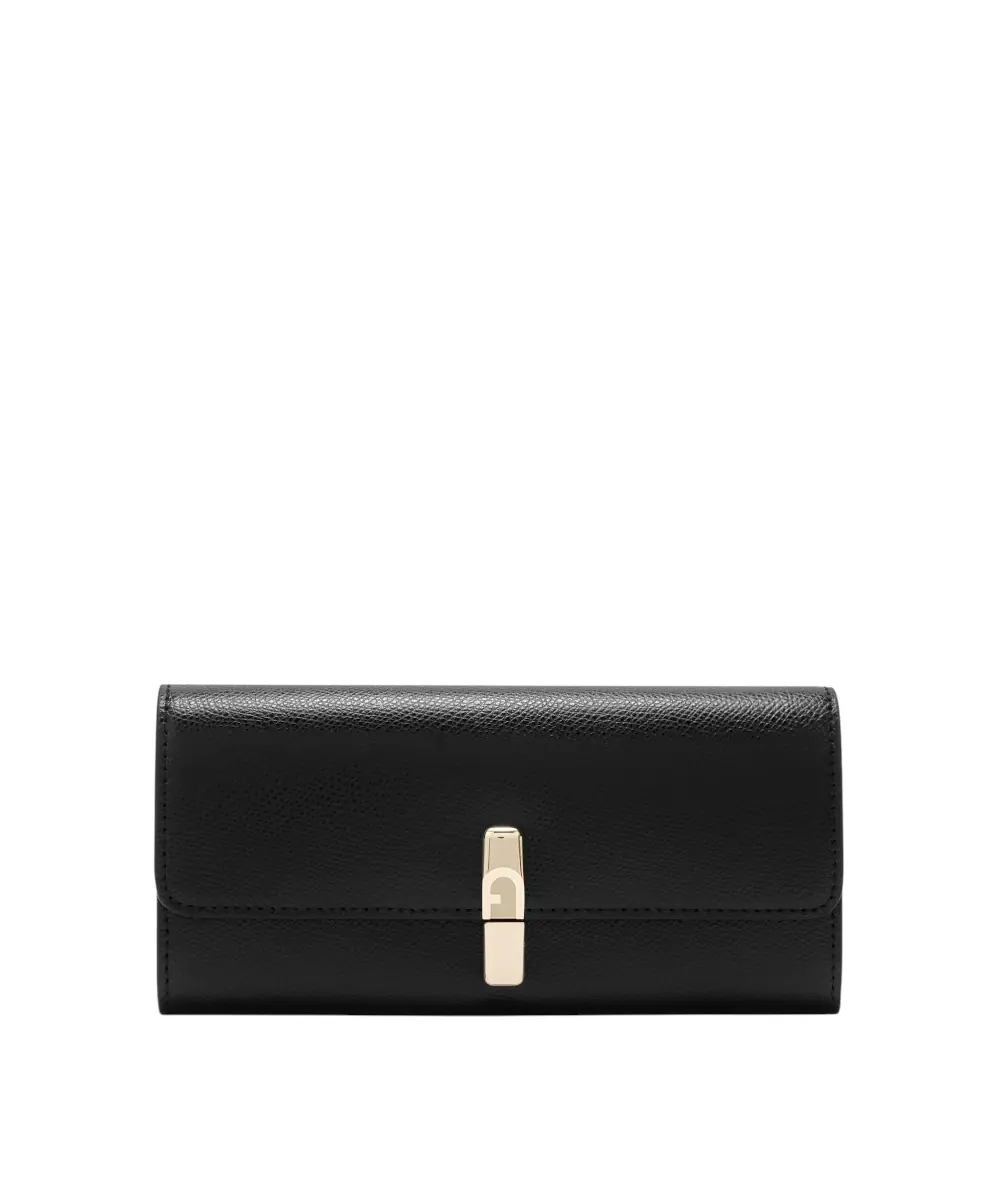 Φωτογραφία προϊόντος: Furla - Γυναικείο Δερμάτινο Πορτοφόλι Iride Continental XL WP00591-ARE00-O6000 Μαύρο